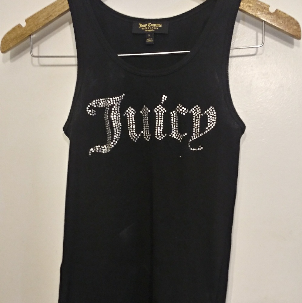 Juicy Couture Gothic Jersey ribbed tank top